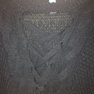 Fun and flirty black sweater